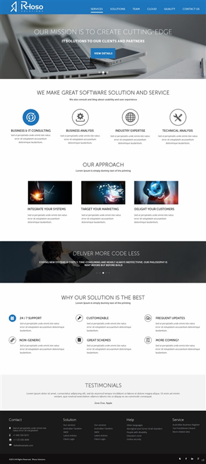 Web Design by pb for this project | Design: #4559107