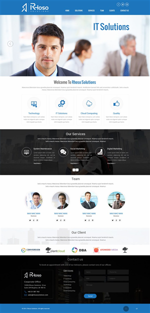 Web Design by pb for this project | Design: #4559197
