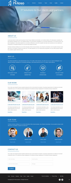 Web Design by pb for this project | Design: #4559205