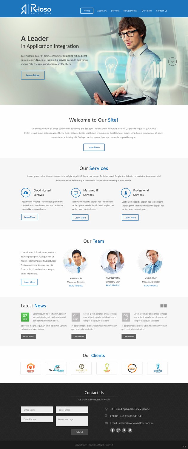 Web Design by pb for this project | Design #4559219