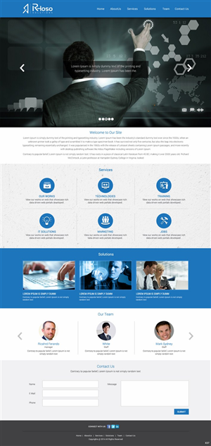 Web Design by pb for this project | Design: #4573189