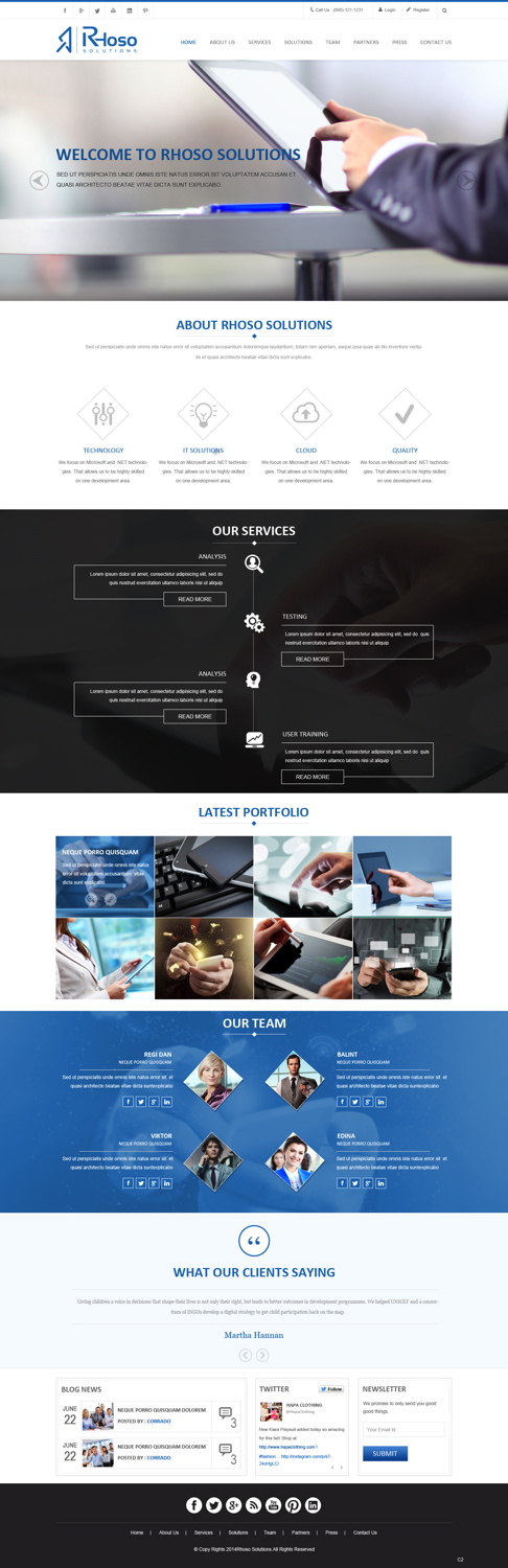 Web Design by pb for this project | Design: #4630430