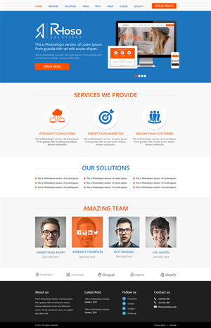 Web Design by the-lion-king for this project | Design: #4578472