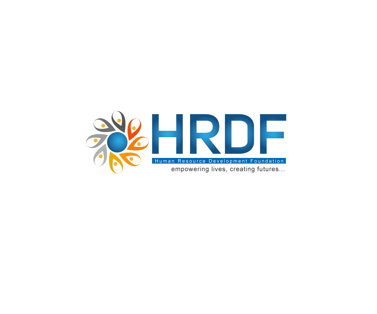 NonProfit Logo Design for empowering lives, creating futures HRDF