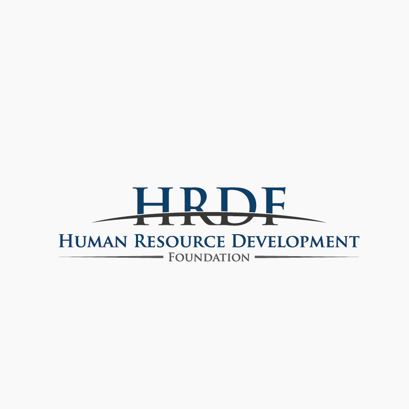 NonProfit Logo Design for empowering lives, creating futures HRDF Human Resource Development
