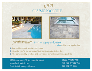 Postcard Design by A.MAHER for Classic Pool tile | Design #4019297