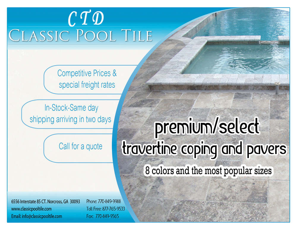 Postcard Design by A.MAHER for Classic Pool tile | Design #4024824