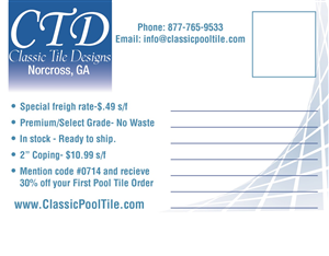 Postcard Design by John-Alexander Design for Classic Pool tile | Design: #4062163