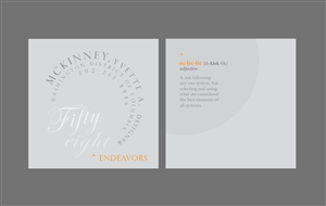 Business Card Design by AW plus for 58 Endeavors | Design: #4061990
