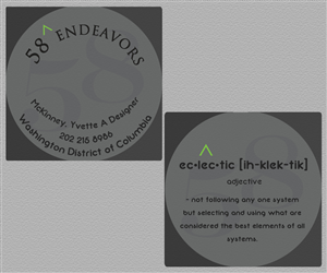 Visitenkarten-Design von Illuminati für 58 Endeavors | Design: #4007949