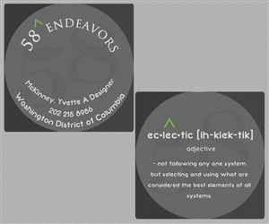 Visitenkarten-Design von Illuminati für 58 Endeavors | Design: #4008010