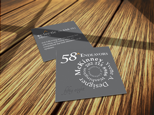 Visitenkarten-Design von byDesign Graphic Design für 58 Endeavors | Design: #4040936