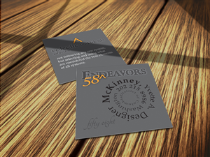 Visitenkarten-Design von byDesign Graphic Design für 58 Endeavors | Design: #4047596
