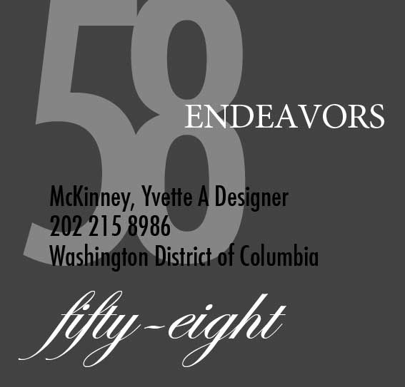 Visitenkarten-Design von carol.oh.ls für 58 Endeavors | Design #4008415