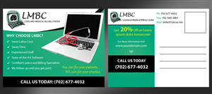 Postcard Design by uniquedesign10 for Loveland Medical Billing | Design: #4079192