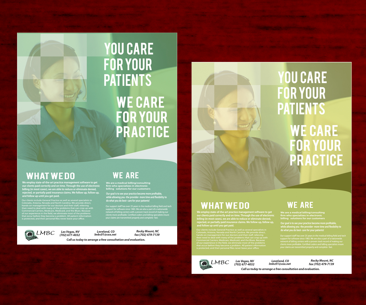 Postcard Design by jsmart for Loveland Medical Billing | Design #4100845