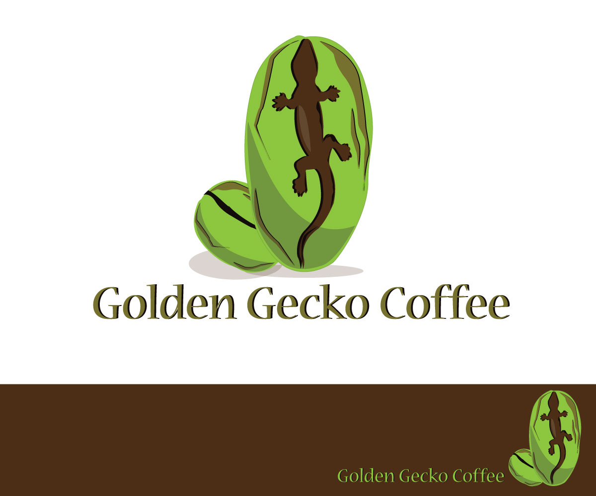 Logo Design by EELINGDESIGN for Golden Gecko Coffee | Design #4001500