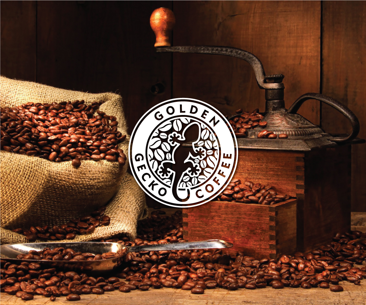 Logo Design by EVO.TRIP for Golden Gecko Coffee | Design #4048683