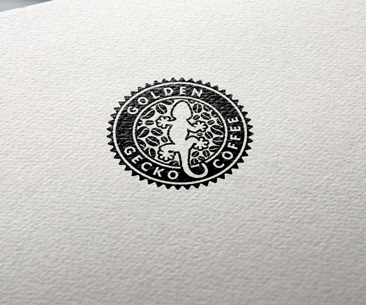 Logo Design by EVO.TRIP for Golden Gecko Coffee | Design #4080586