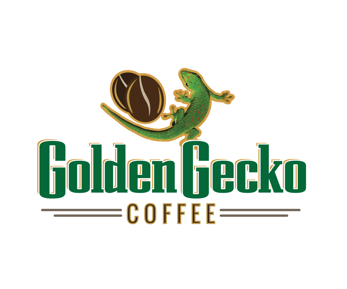 Logo Design by Thomas DeHart for Golden Gecko Coffee | Design #4012369