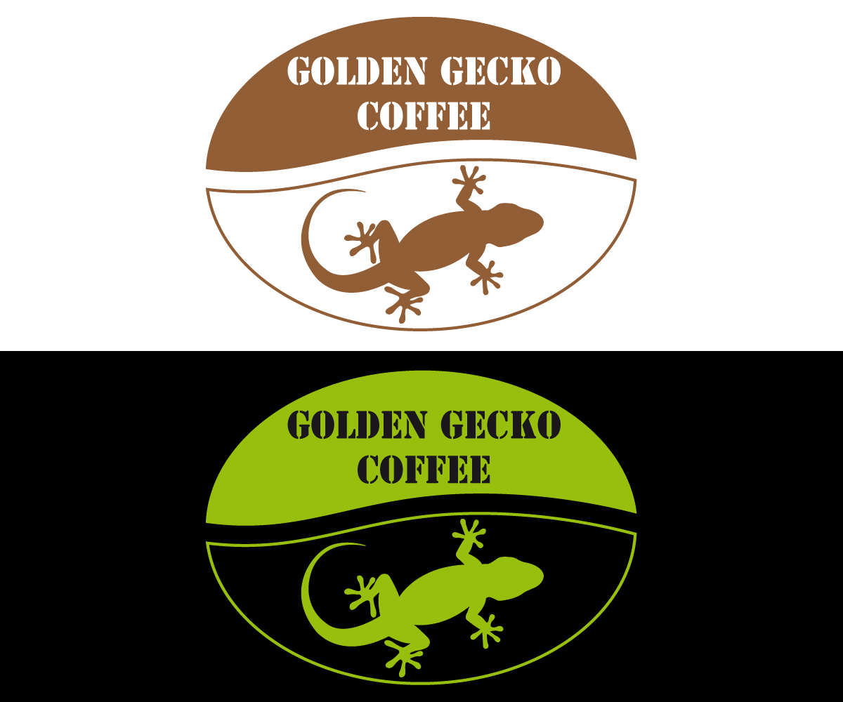 Logo-Design von IT Design für Golden Gecko Coffee | Design #4016595