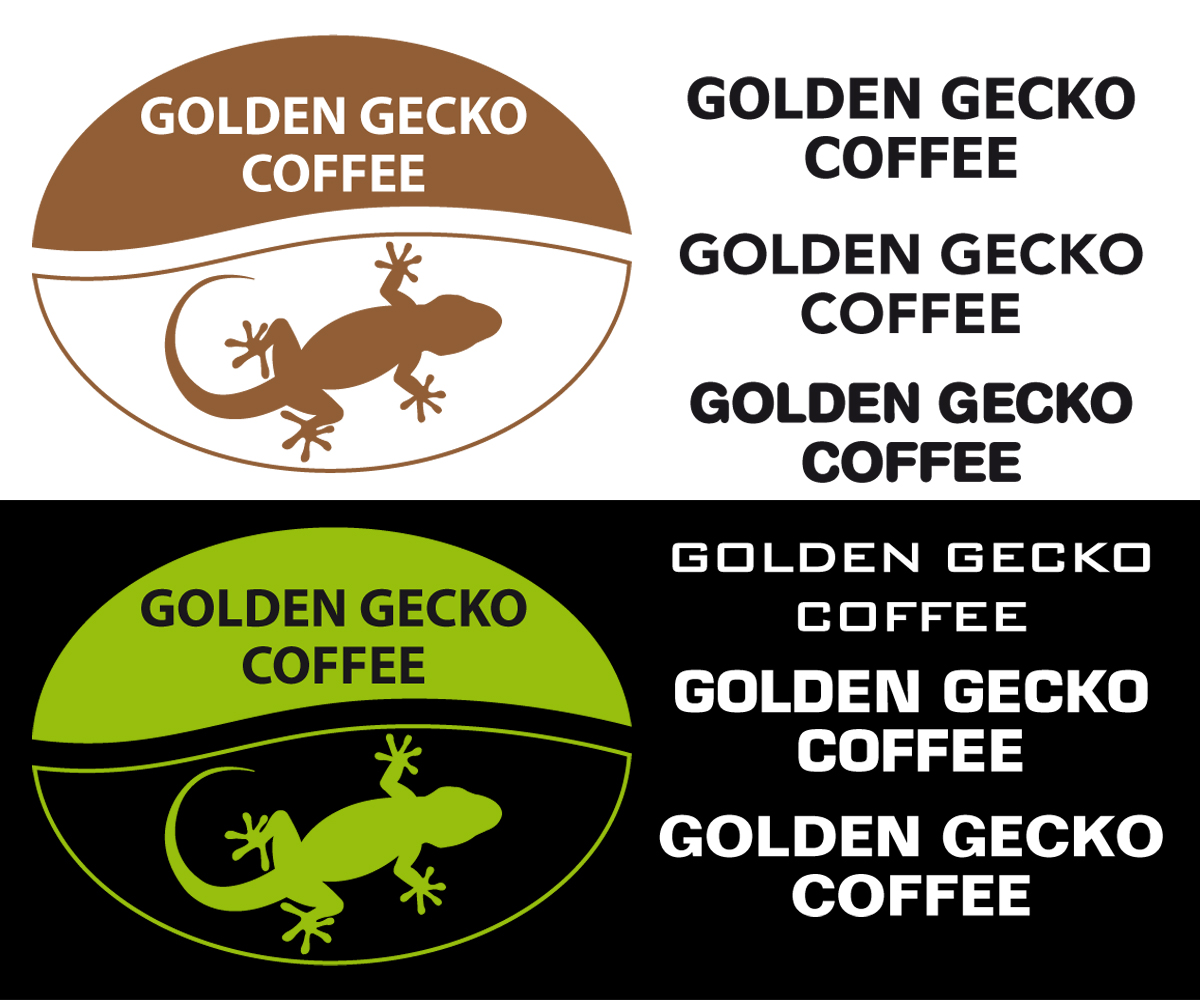 Logo-Design von IT Design für Golden Gecko Coffee | Design #4017121