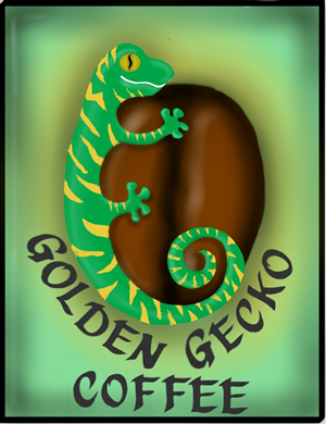 Logo-Design von Janine Abreu für Golden Gecko Coffee | Design #4040698
