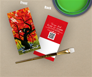 T Hall Artist Business Card
