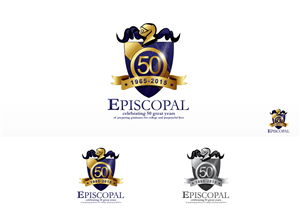 EPISCOPAL  Celebrating 50 great years of preparing graduates for college and purposeful lives.  1965-2015 | Logo-Design von rana.mak