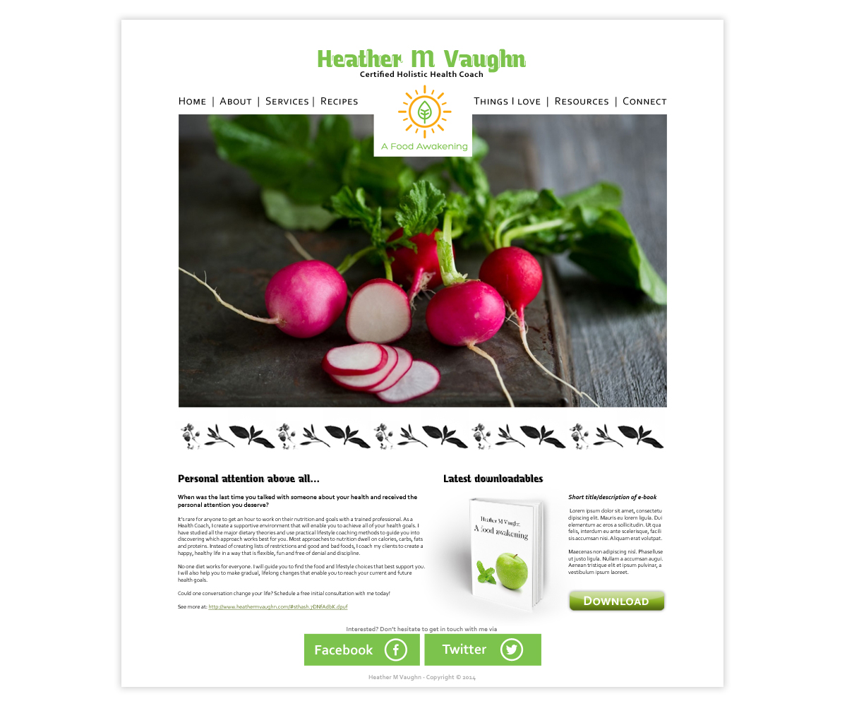 Web Design by Andrea Kis for this project | Design #4009380