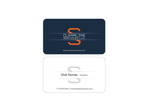 Diseño de Tarjeta de Presentación por ammad_sh para Clearline Services | Diseño: #4008427