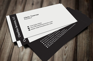 Diseño de Tarjeta de Presentación por shaikhdesign para Clearline Services | Diseño #4009249