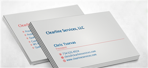 Diseño de Tarjeta de Presentación por shaikhdesign para Clearline Services | Diseño: #4009394