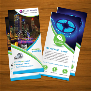 Broschüren-Design von Tariq Shamim für A&D IMPORTS | Design: #4034710