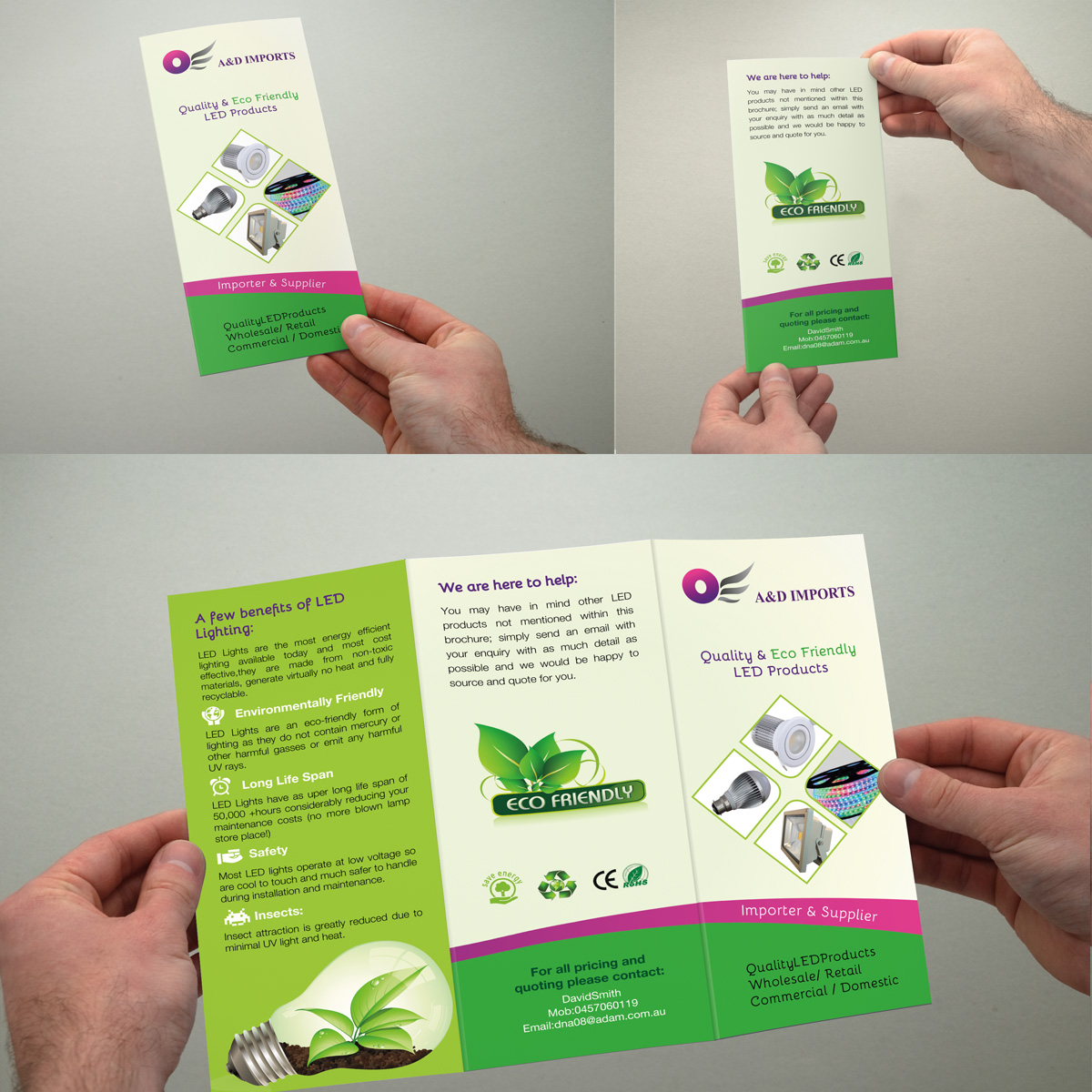 Broschüren-Design von Mulugeta für A&D IMPORTS | Design #4035908