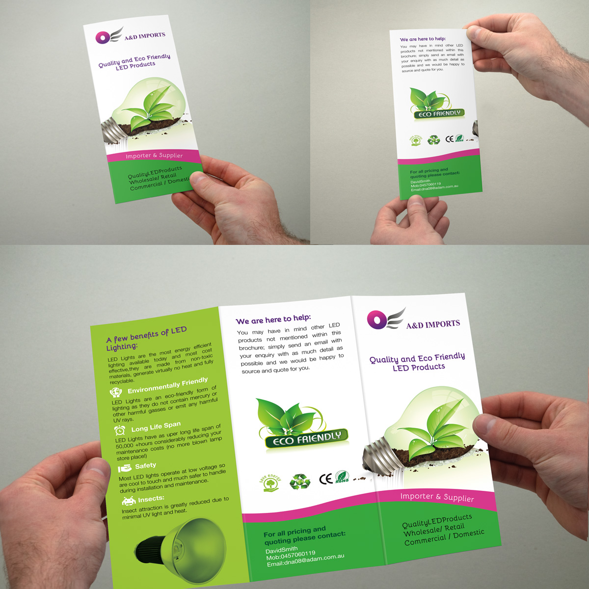 Diseño de Brochure por Mulugeta para A&D IMPORTS | Diseño #4036017