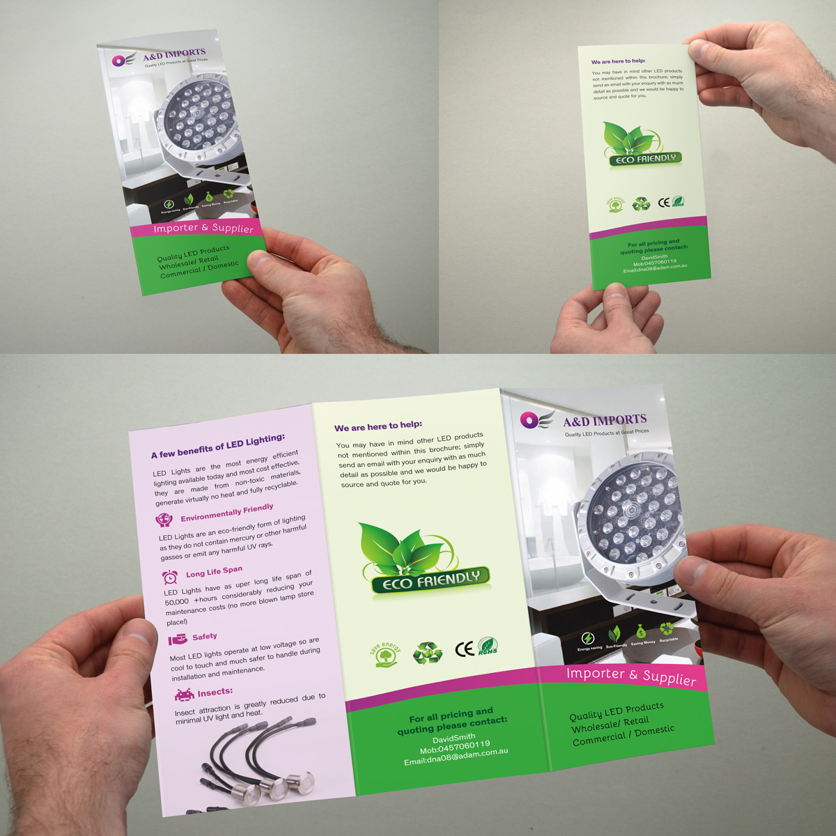 Diseño de Brochure por Mulugeta para A&D IMPORTS | Diseño #4063547