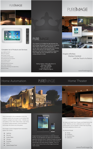 Broschüren-Design von Naavyd für Pure Image Technology Solutions Ltd. | Design: #1121884