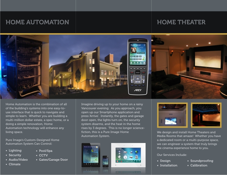 Diseño de Brochure por Influential Guyz para Pure Image Technology Solutions Ltd. | Diseño #1110413