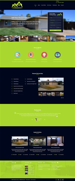 Web Design par Alex Andu pour GSH Funding, Inc. | Design #4032571