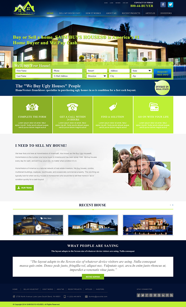 Web-Design von designbox für GSH Funding, Inc. | Design #4010650