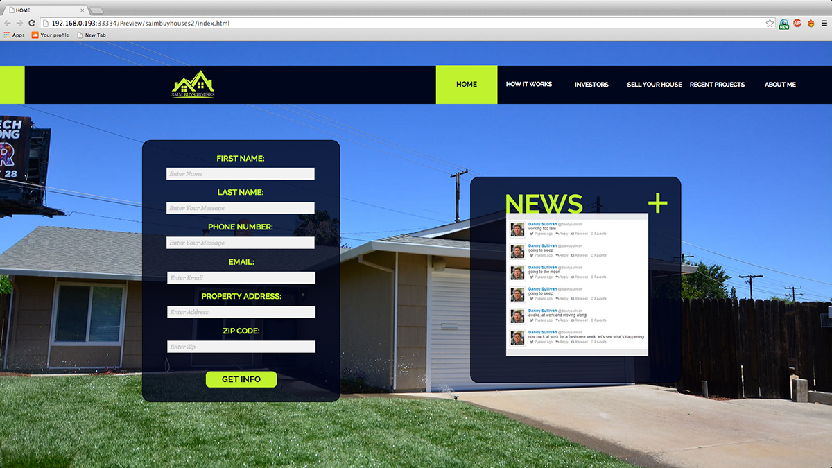 Web Design par KikeGomez pour GSH Funding, Inc. | Design #4011099
