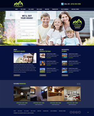 Web Design par pb pour GSH Funding, Inc. | Design : #4014420