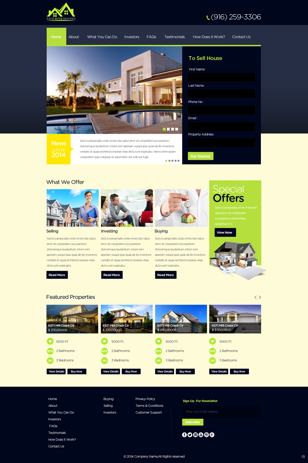 Web-Design von pb für GSH Funding, Inc. | Design #4025530