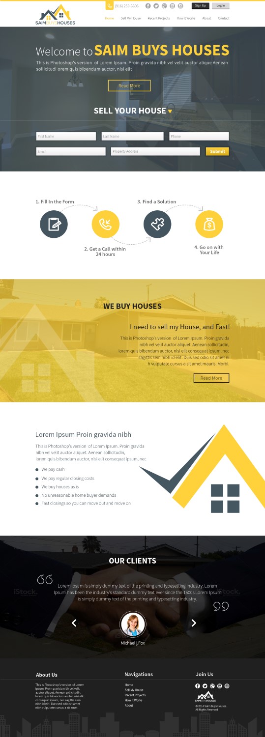 Web-Design von TechWise für GSH Funding, Inc. | Design #4032732