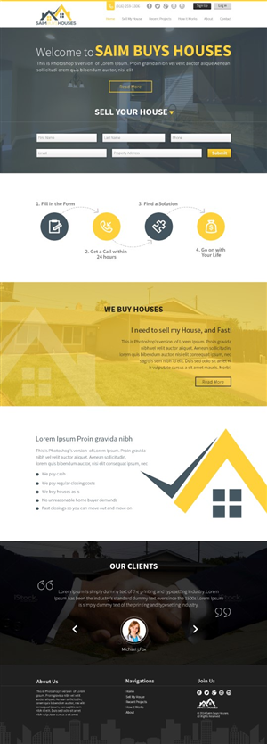 Web Design par TechWise pour GSH Funding, Inc. | Design : #4032732