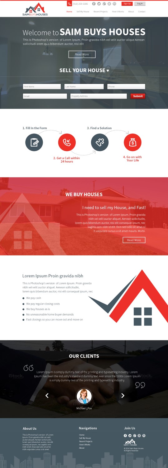 Web Design par TechWise pour GSH Funding, Inc. | Design #4032746