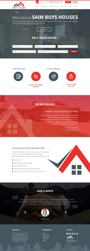 Web Design par TechWise pour GSH Funding, Inc. | Design : #4032746