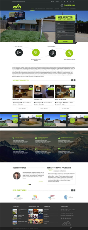 Web Design par TechWise pour GSH Funding, Inc. | Design #4047200