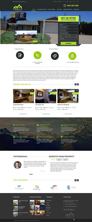 Web Design par TechWise pour GSH Funding, Inc. | Design : #4047214